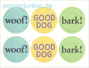 Vintage Stickers Dogs 5