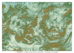 Geschenkpapier Marmorata, grün/gold (Grafiche Tassotti ) (Fioratavarese)