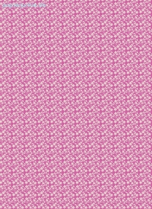 Geschenkpapier Blümchen auf Pink (Hallo Frühling)