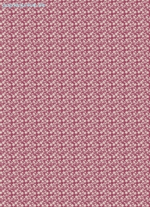 Geschenkpapier Blümchen auf Rotberry