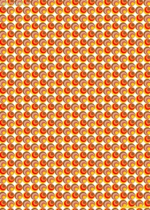 Geschenkpapier 70er Spots