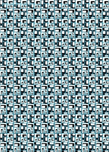 Geschenkpapier Mosaik, blau