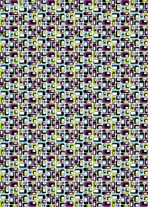 Geschenkpapier Mosaik, Mediterran