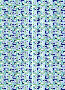 Geschenkpapier Mosaik, Am Meer