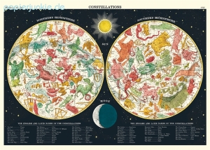 Geschenkpapier Constellations II, Sternbilder