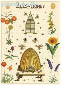 Geschenkpapier Bees & Honey II, Bienenstock