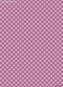 Geschenkpapier Vierpaß, Blume pink (10 Bogen)