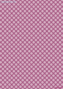 Geschenkpapier Vierpaß, Blume pink