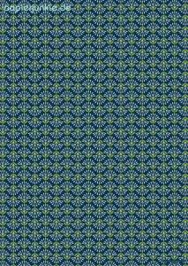 Geschenkpapier Bogenblume, blau