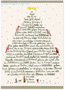 Poster Weihnachtsgeschichte (2 Stück)