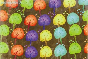Geschenkpapier Bunter Wald