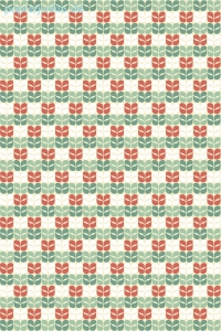 Geschenkpapier FinDrop 4, Flügel mint