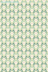 Geschenkpapier FinDrop, Bird mint