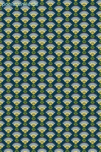 Geschenkpapier Fächerblume