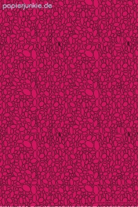 Geschenkpapier Kiesel, pink