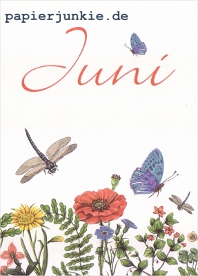 06/ Postkarte Juni, Sommerwiese