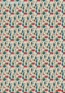 Geschenkpapier Garten der Vergangenheit