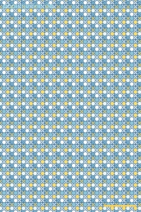Geschenkpapier Punkte & Kreuze, blau