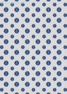 Geschenkpapier Christbaumkugeln, blau