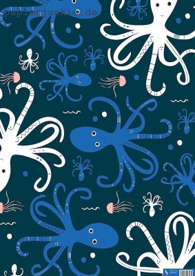 Geschenkpapier Octopus