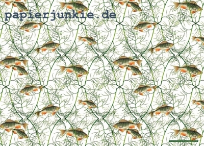 Geschenkpapier Mustermix Grün/Blau