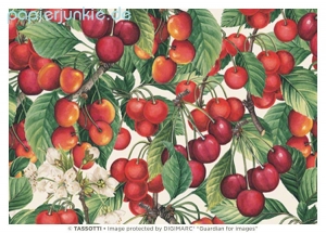 Geschenkpapier Kirschen (R*)