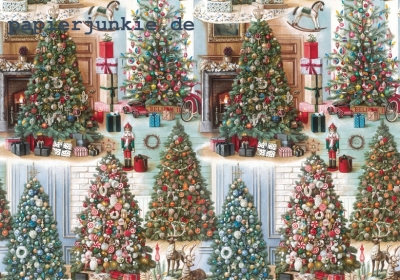 Geschenkpapier The Luckiest Christmas Trees (Angebot**)