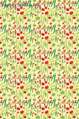 Geschenkpapier Gemüsegarten