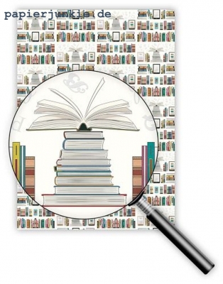 Geschenkpapier Bücher (R*)