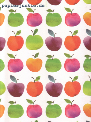 Geschenkpapier Apples, bunte Äpfel