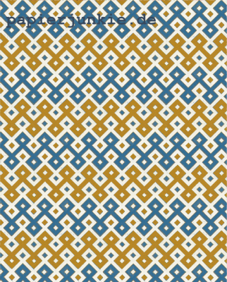 Geschenkpapier Pavimento blu-giallo