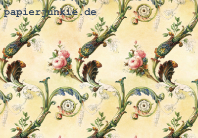 Geschenkpapier Ornaments, Blumenranken (R*)