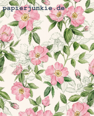Geschenkpapier Rosa Canina