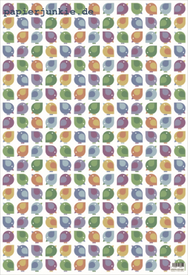 Geschenkpapier Spatzen