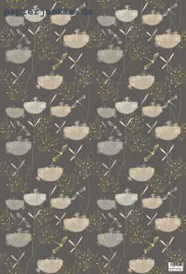 Geschenkpapier Grasschirme