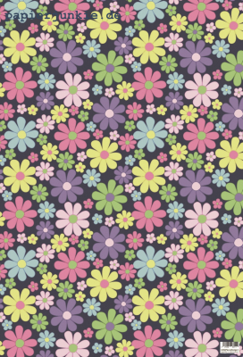 Geschenkpapier Schnittblumen