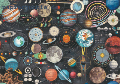 Geschenkpapier Planetarium (R*)