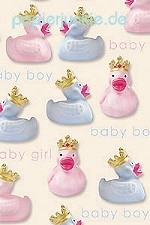 Geschenkpapier Baby, Entchen