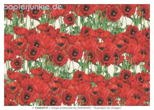Geschenkpapier Mohnblumen, Papaveri
