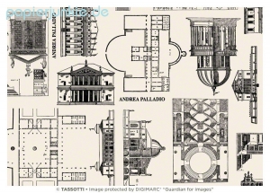 Geschenkpapier Palladio (Grafiche Tassotti) (4 Bogen)
