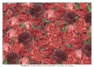 Geschenkpapier Rosen rot, Rose rosse (Grafiche Tassotti)