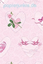 Geschenkpapier Romantic Hearts, Herzen (A*)