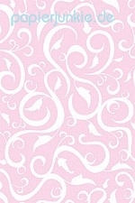 Geschenkpapier Ranke, rosé