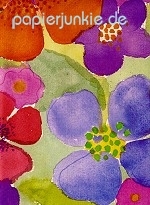 Geschenkpapier Maxiblumen (F*)