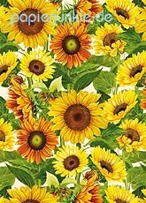 Geschenkpapier Sonnenblumen