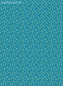 Geschenkpapier Zweige auf Blau (2 Bogen)