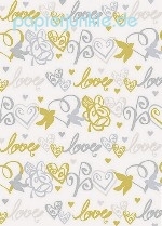 Geschenkpapier Love-Herzen