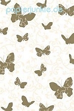 Geschenkpapier Schmetterling-Ranke
