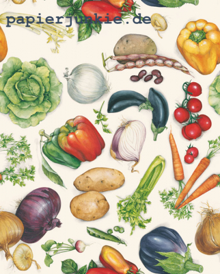 Geschenkpapier Verdure, Gemüse