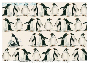 Geschenkpapier Pinguine, Pinguini (Grafiche Tassotti)